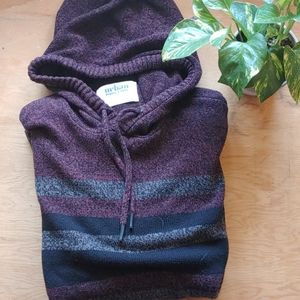 Purple grey and black hoodie